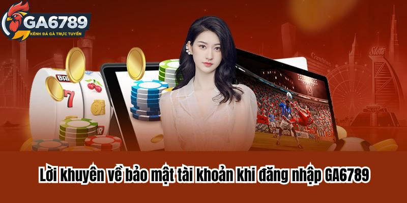 Lời khuyên về bảo mật tài khoản khi đăng nhập GA6789 